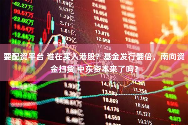 要配资平台 谁在买入港股？基金发行翻倍，南向资金扫货 中东资本来了吗？